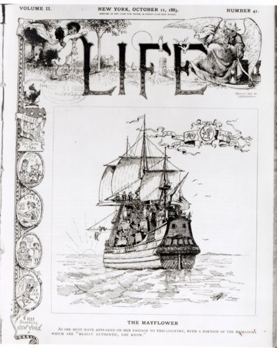 El Mayflower, portada de la revista 